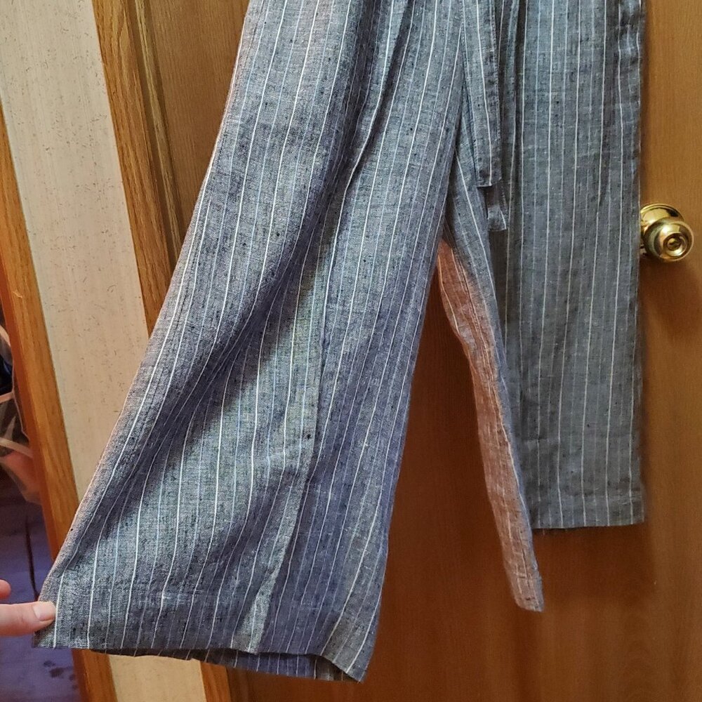 100% linen Pink Martini pant - Picture 3 of 11